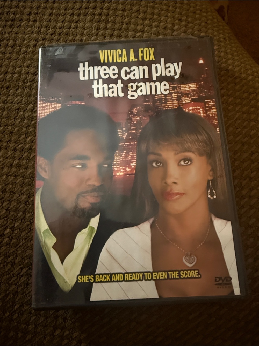 Vivica A. Fox Three Can Play That Game DVD - Black Cover